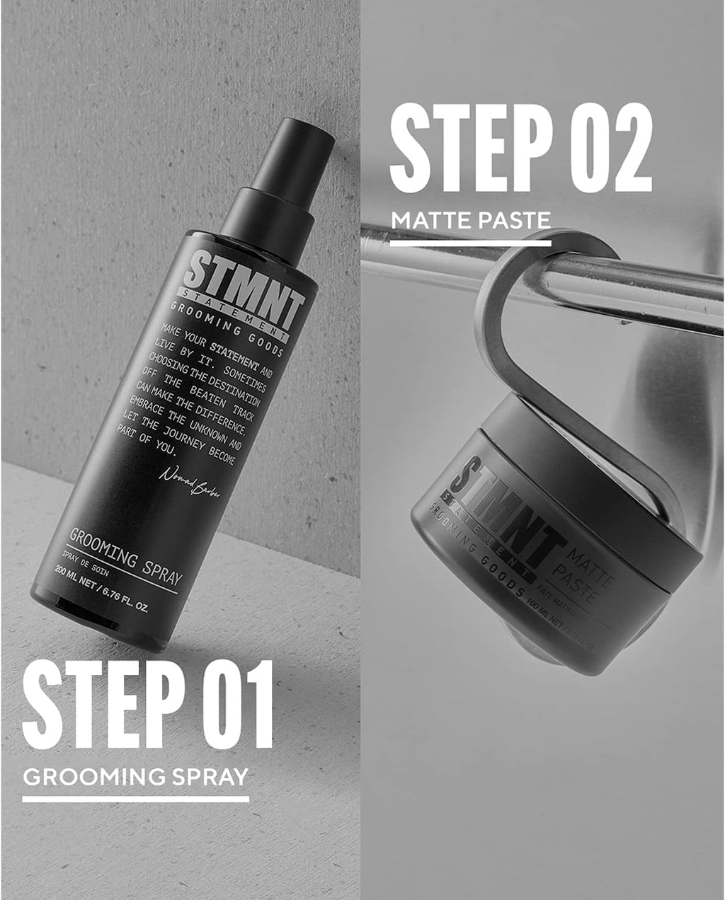 STMNT Grooming Goods Matte Paste, 100ml | Strong Control | Non-Greasy Formula