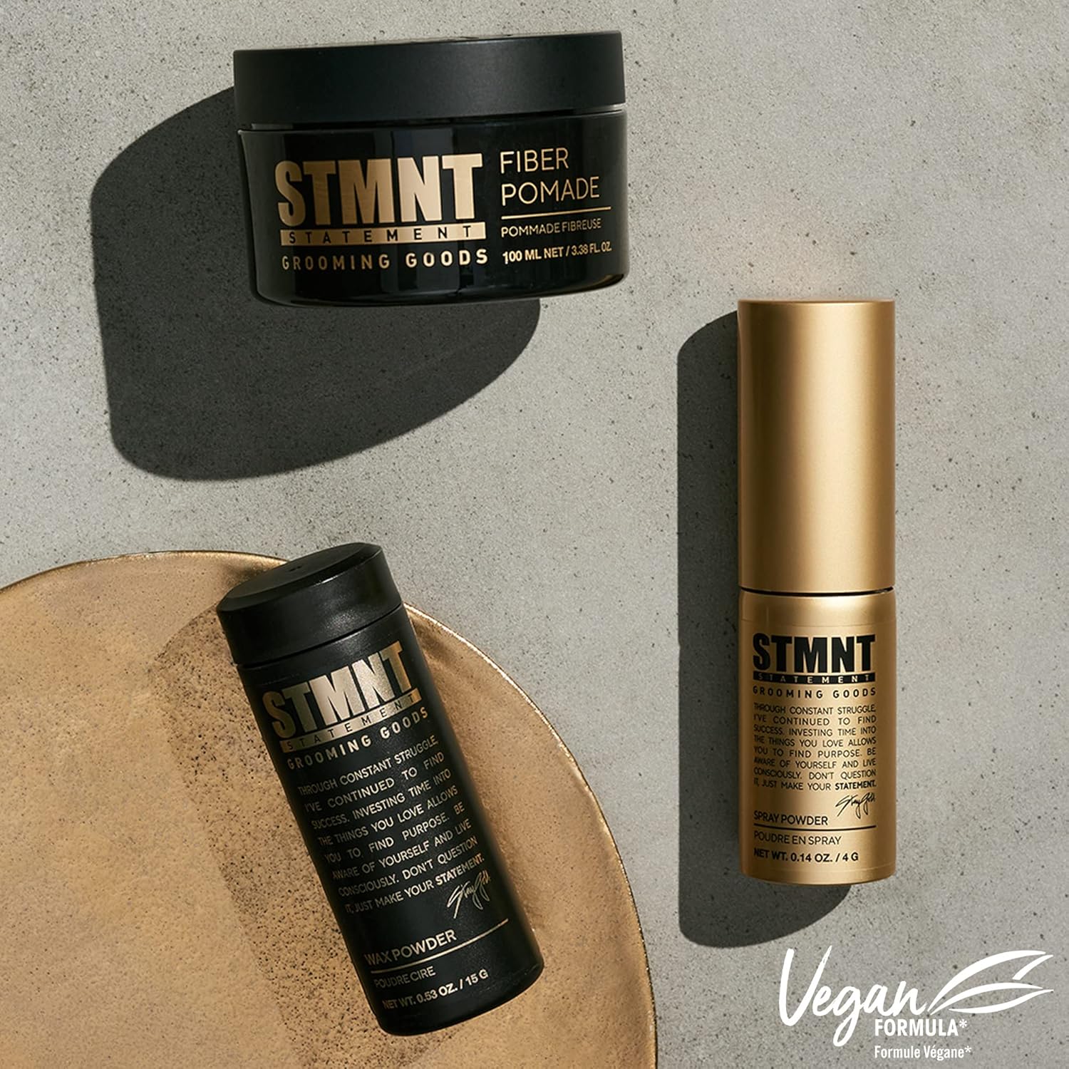 STMNT Grooming Goods Fiber Pomade | Semi-Matte Finish | Strong Control | Easy To Wash Out 100ml
