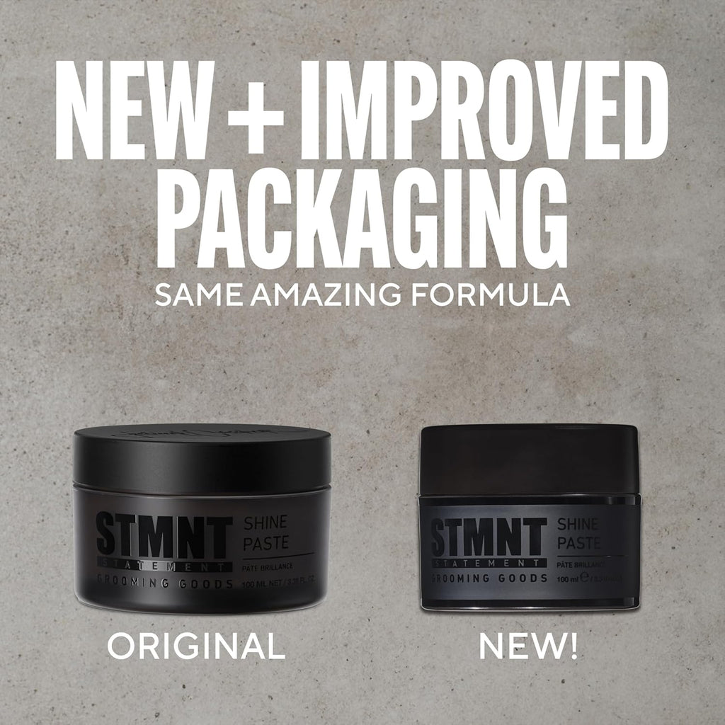 STMNT Grooming Goods Shine Paste | Natural Shine Finish | Strong Control | Non-Greasy Formula 100ml