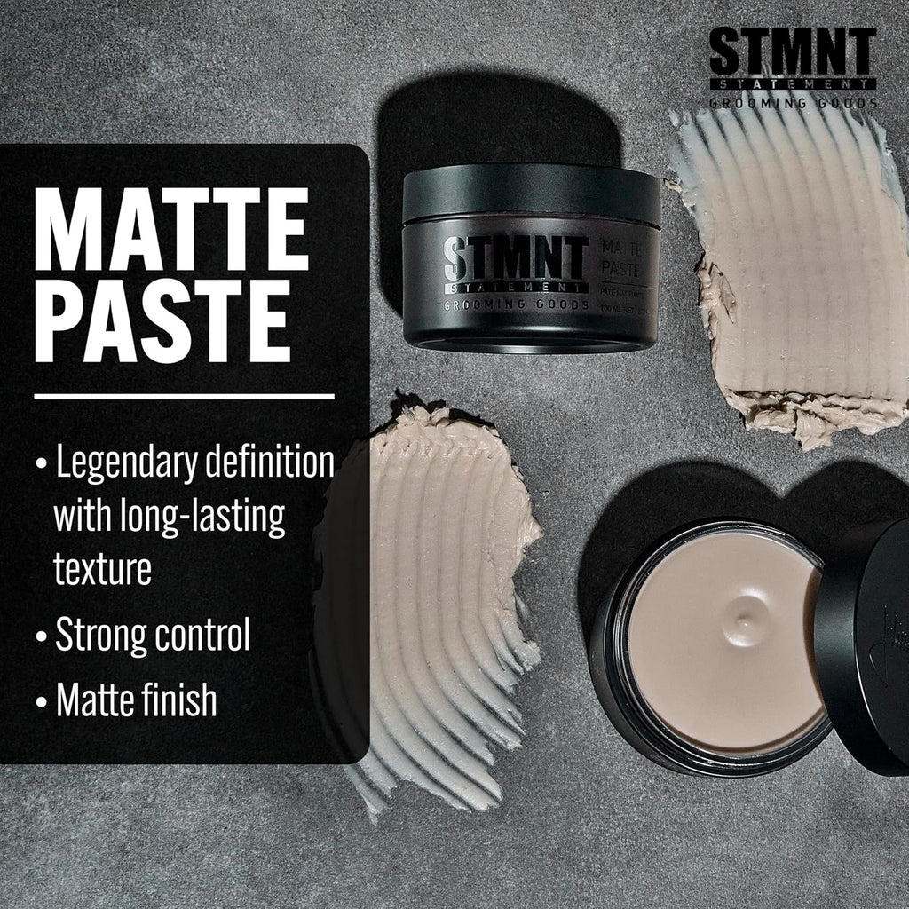 STMNT Grooming Goods Matte Paste, 100ml | Strong Control | Non-Greasy Formula